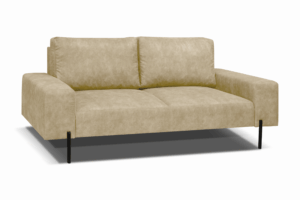 Sofa na wysokich nóżkach z ekoskóry Bliss