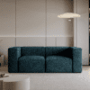 niebieska sofa modułowa 210x90 Beta