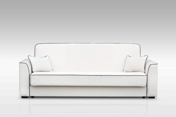 biała rozkładana wersalka 230x90 Dorota