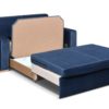 niebieski rozkładany fotel 150x90 Luffy