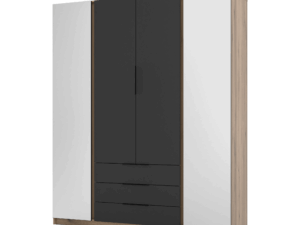 Szafa Kinas 2 LUSTRO 2F 3S EV-BL