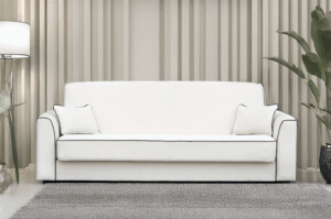 Biała rozkładana sofa 230x90 Dorota