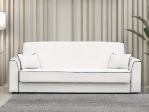 Biała rozkładana sofa 230x90 Dorota