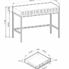Toaletka Nova T104 wymiary