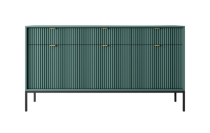 Komoda Nova KSZ-154 zielony front czarny stelaż