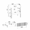 Stolik Nocny Sento S-54 wymiary