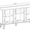 Komoda Willow K154 wymiary