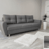 ciemno szara Sofa 230x90 z funkcją spania Jasmine