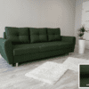 zielona Sofa 230x90 z funkcją spania Jasmine