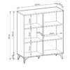 Komoda Diamond KD-104 wymiary