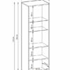 Witryna Diamond W-54 wymiary