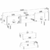 Szafka RTV RAVEN RTV180 wymiary