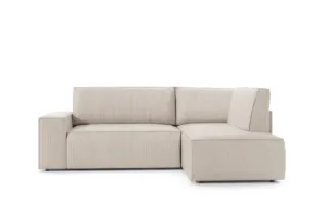 Beżowy prawostronny narożnik 238x195cm Alto L