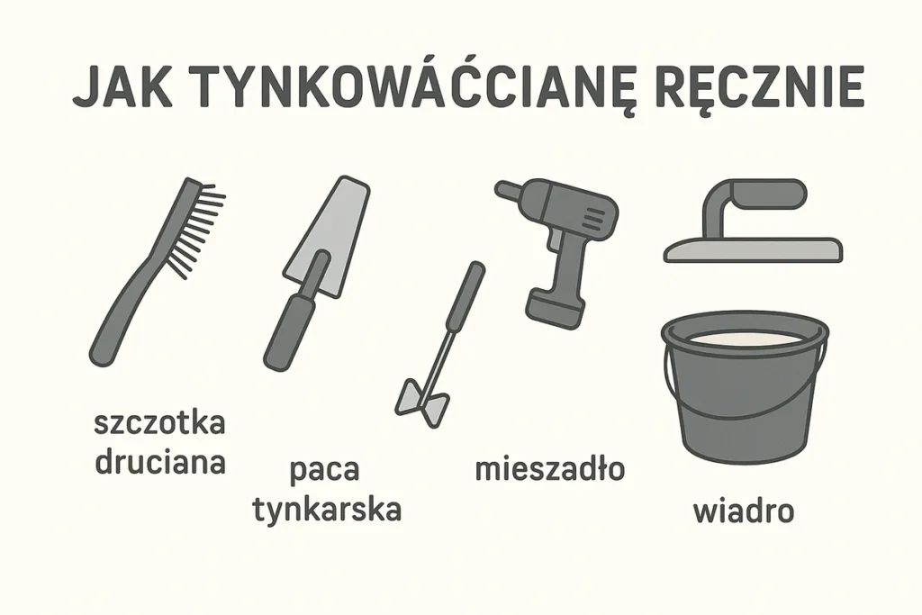 infografika zo przygotować do tynkowania