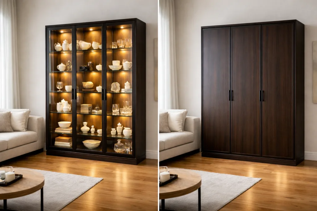 Jak wybrać nowoczesną witrynę do salonu?