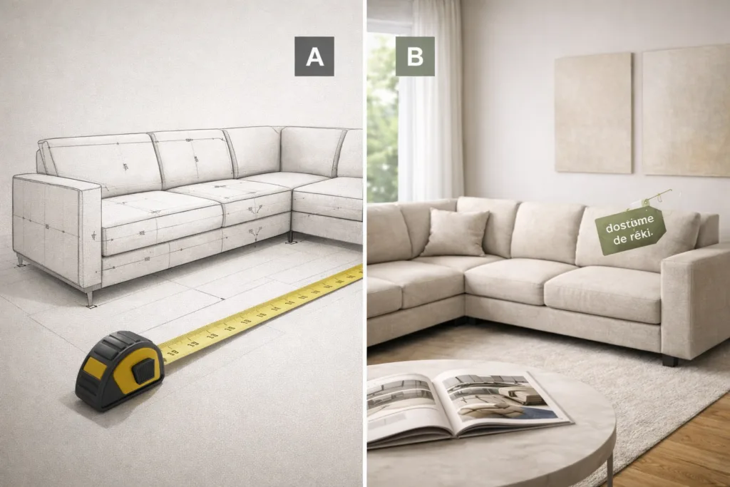 Narożnik na wymiar czy gotowy mebel? 